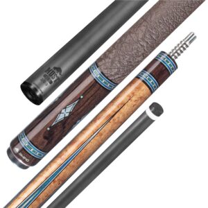 RHINO MUST POOL CUE - MU5 MAPLE AZURE INLAY